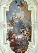 TIEPOLO, Giovanni Domenico The Institution of the Rosary oil painting reproduction